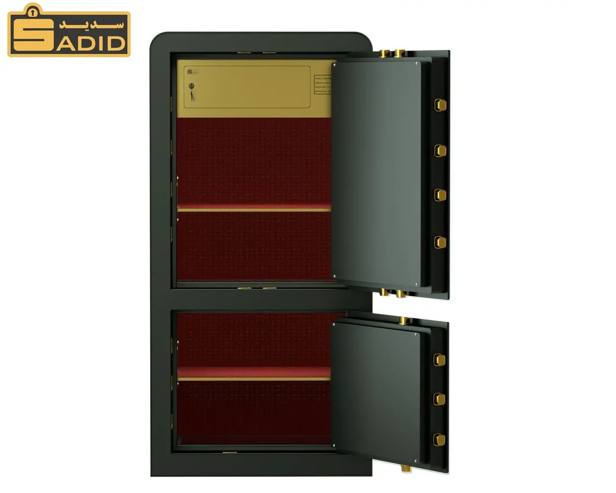 گاوصندوق سدید مدل 1200D LE دو طبقه - تصویر 3